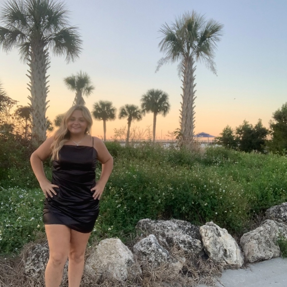 Emerald Sundae Black Mini Dress